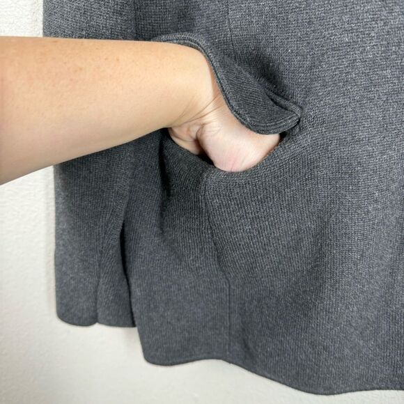 Lauren Ralph Lauren Sweater Knit Single Breasted Blazer Jacket Gray Size XL - Picture 5 of 8